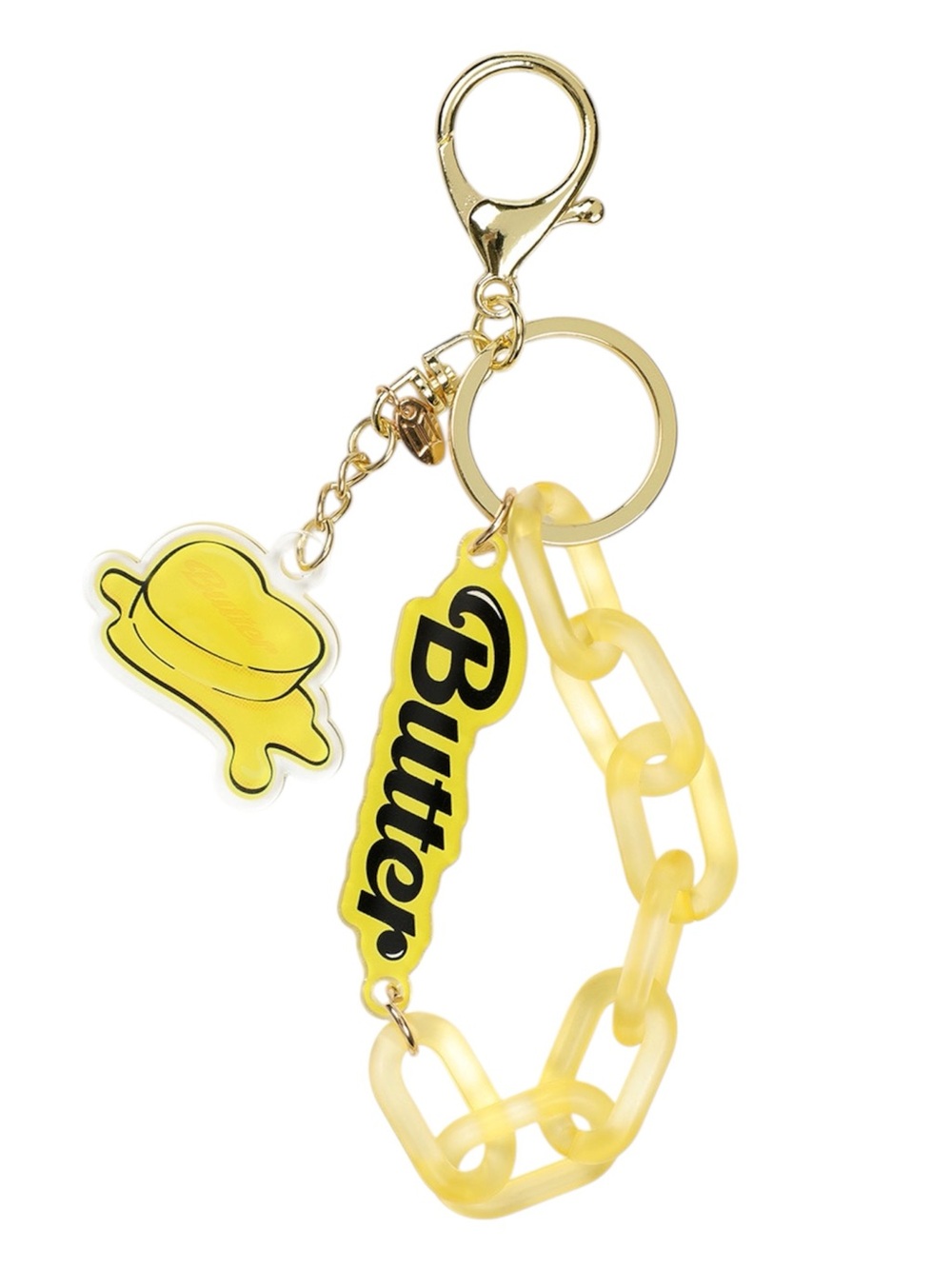 OFFICIAL BTS BUTTER KEYRING - BNIB
